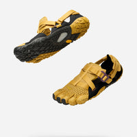 Breezandal Women's Mustard and Black, Megagrip sole for wet terrain
