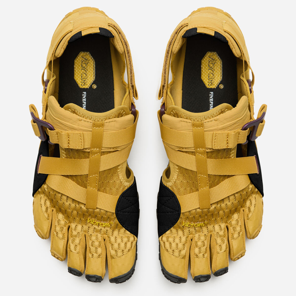 Breezandal Women's Mustard and Black, 3D Cocoon mesh that disperses impacts