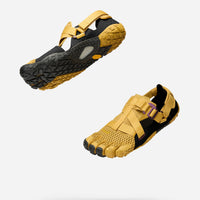 Breezandal Men's Mustard and Black, Megagrip sole for wet terrain