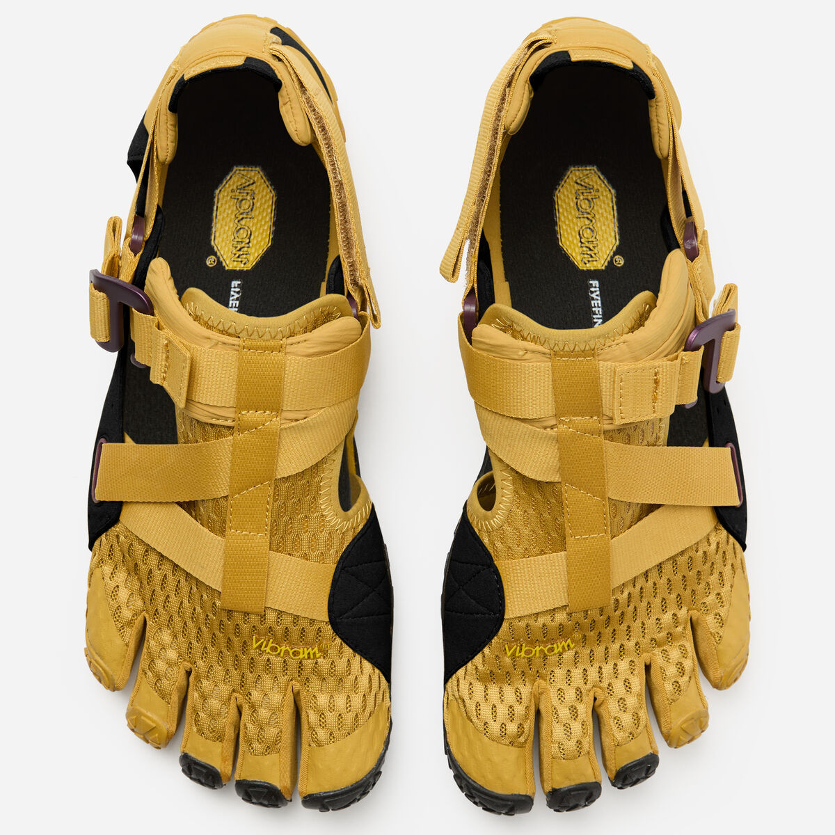 Breezandal Men's Mustard and Black, 3D Cocoon mesh that disperses impacts