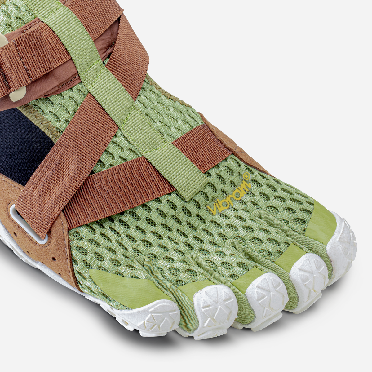 Breezandal Men's Olive Green and Brown, 3D Cocoon mesh built into the sole