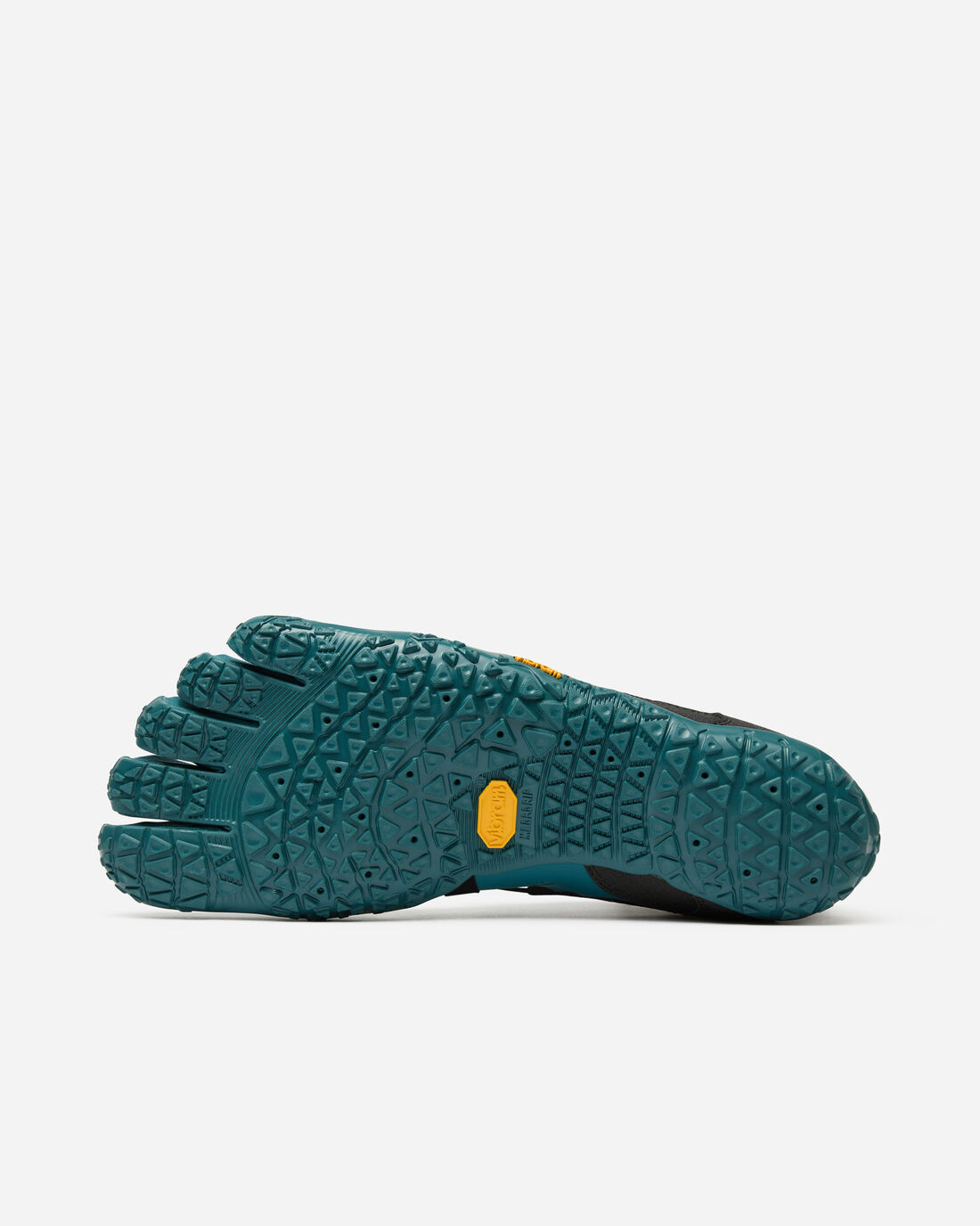 Spidrwalk Teal and Black, zero drop and five independent toes