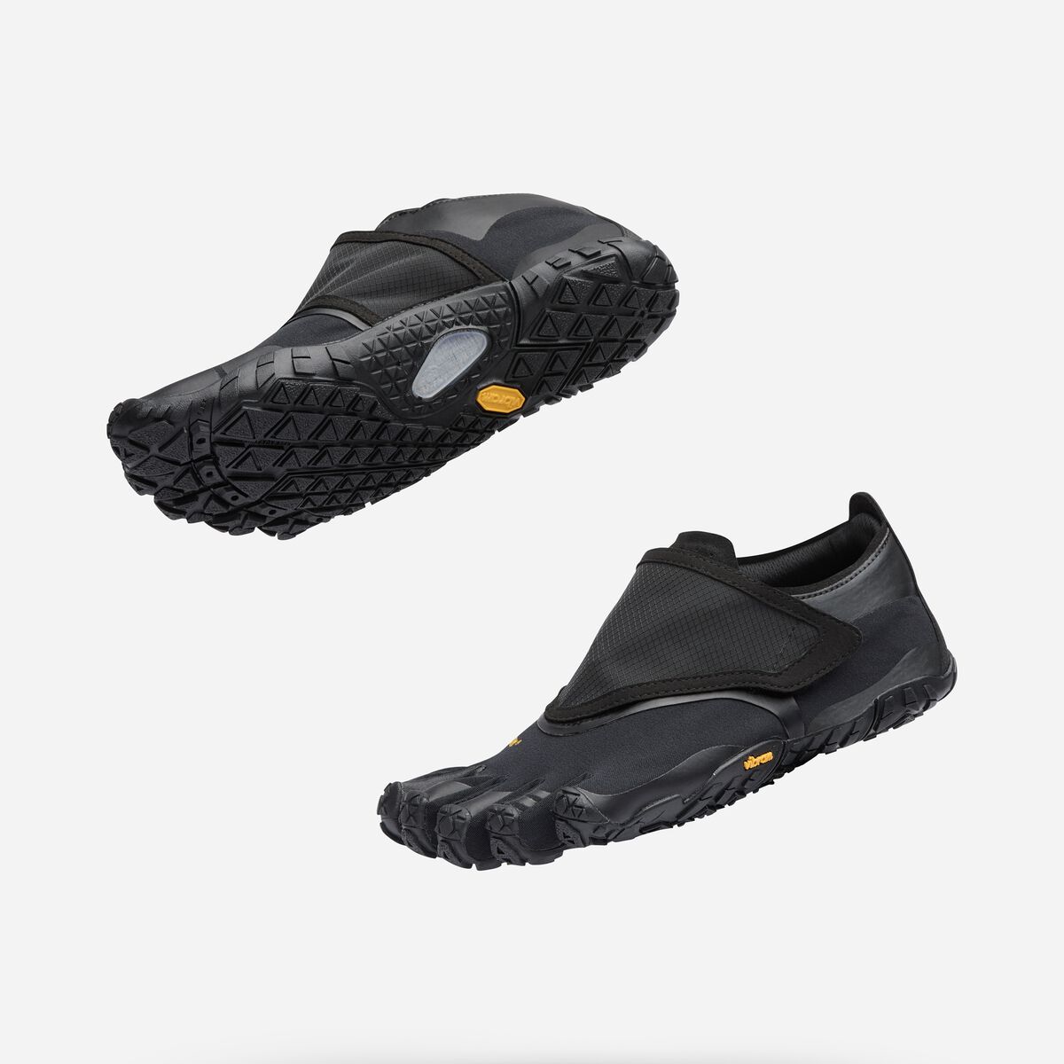 Trailope Women's Black, zero drop and five toe pockets