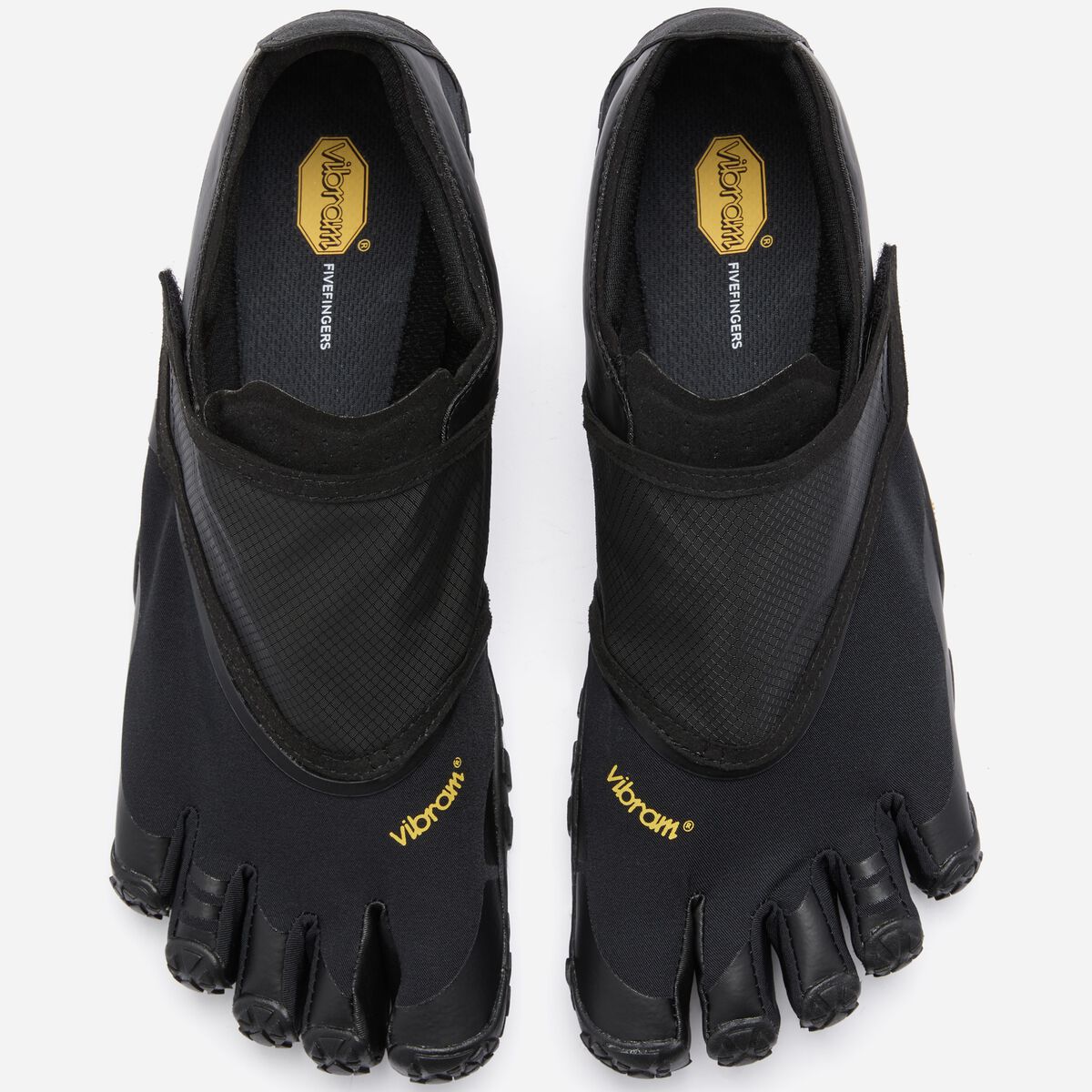 Pair of Trailope Black for trail running in a minimalist shoe