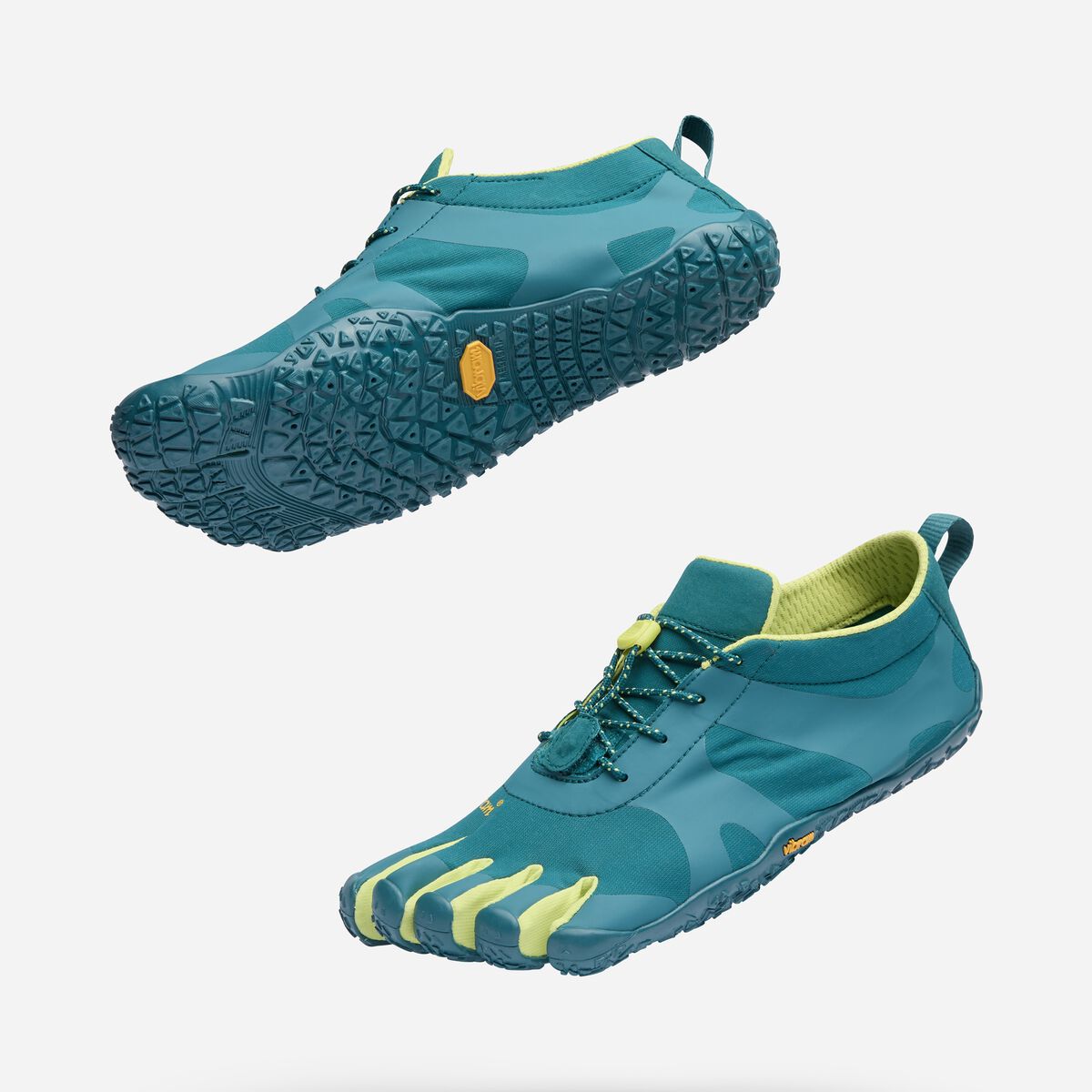 V-Alpha Teal, Vibram Megagrip sole for dry and wet ground