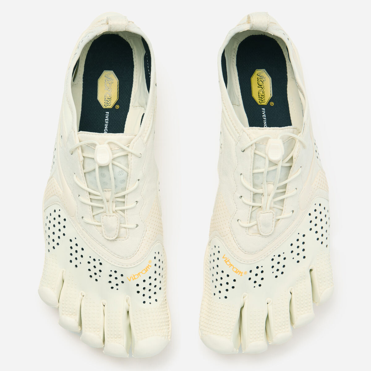 V-Run Ivory, soft, perforated upper