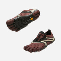 V-Run Brown, Ivory and Black, thin sole for enhanced ground feel