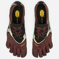 V-Run Brown, Ivory and Black, soft, perforated upper for maximum ventilation
