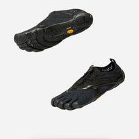 Pair of V-Run Black for minimalist running