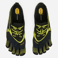 V-Run Black and Lemon Green, perforated upper for maximum ventilation