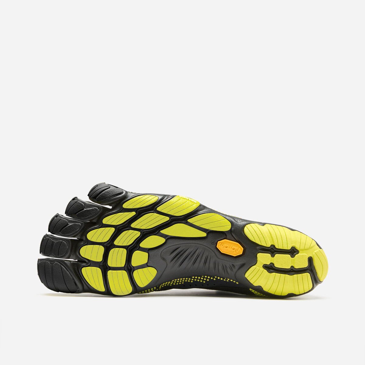 V-Run Black and Lemon Green, lightweight running model in the FiveFingers lineup