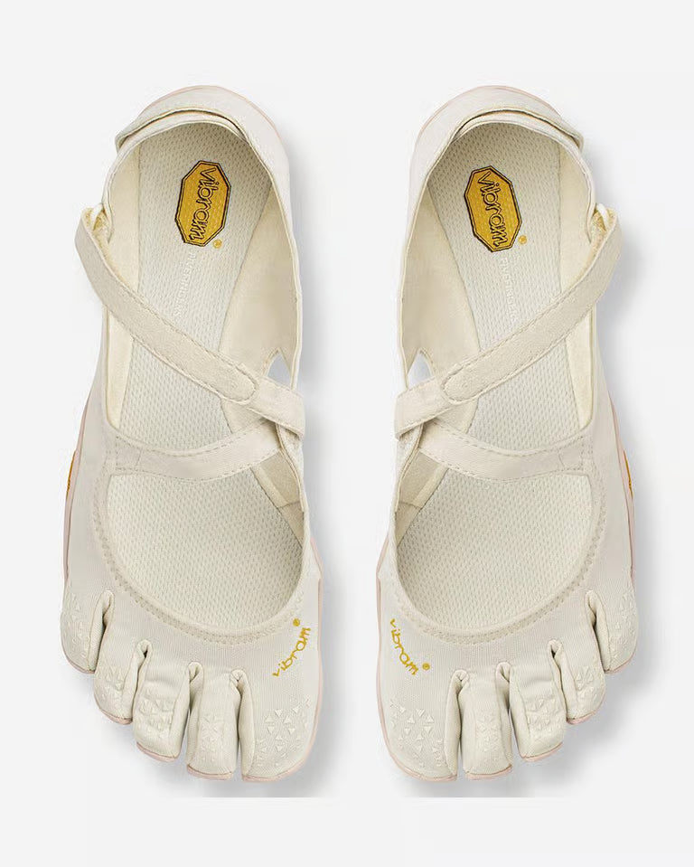 Vibram FiveFingers V-Soul Women's Beige Gum, minimalist five-toe ballet flat