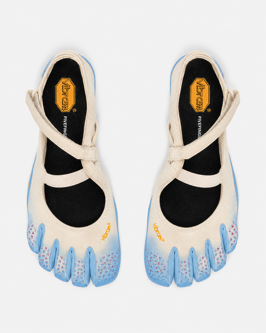 Vibram FiveFingers V-Soul Women's Sky Blue, ballet flat with separated toes