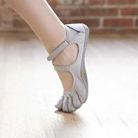 Pair of V-Soul Women's Pearl Grey, breathable stretch upper