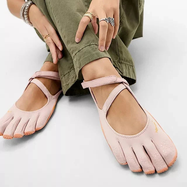 Vibram FiveFingers V-Soul Women's Pale Pink, five-toe ballet flat