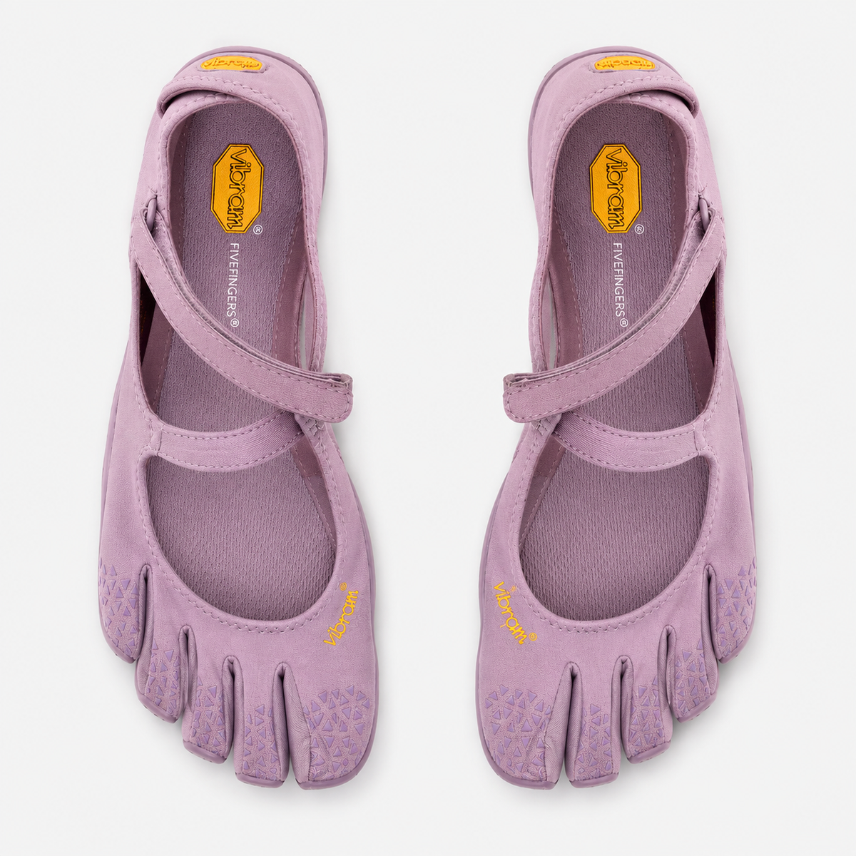 Pair of V-Soul Women's Lilac Purple, minimalist ballet-flat silhouette